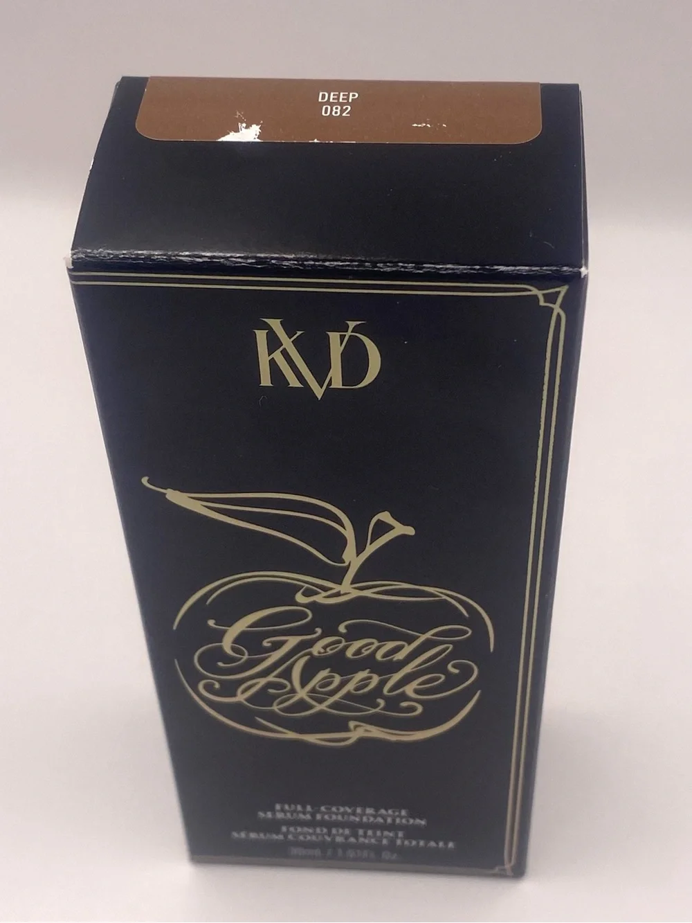 KVD Kat Von D Good Apple Full-Coverage Serum Foundation Deep‎ 082  NIB